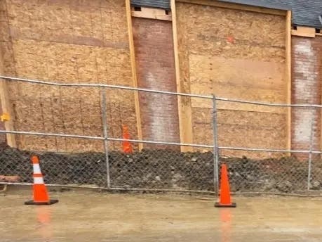 The renovation for Sparrow Coffee continues in downtown Clarendon Hills. Last fall, the village amended a subsidy agreement for the project to be done by April 30. 