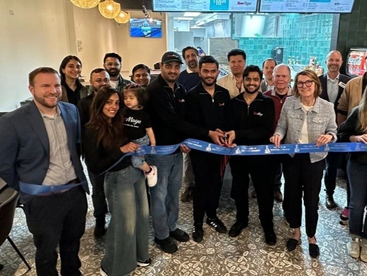 A grand opening was held Tuesday for Taco Maya restaurant in Western Springs. 