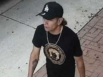 Hinsdale police said they are seeking a person of interest in the necklace snatching early Friday night in downtown. They published photos of the man. 