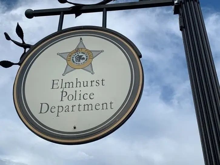 Andriana Huizar, 26, of Elmhurst, was arrested about 11 a.m. Friday in the 100 block of West Adelaide Street on charges of aggravated battery to a police officer, DUI, driving an uninsured car and transporting open alcohol, local police said.