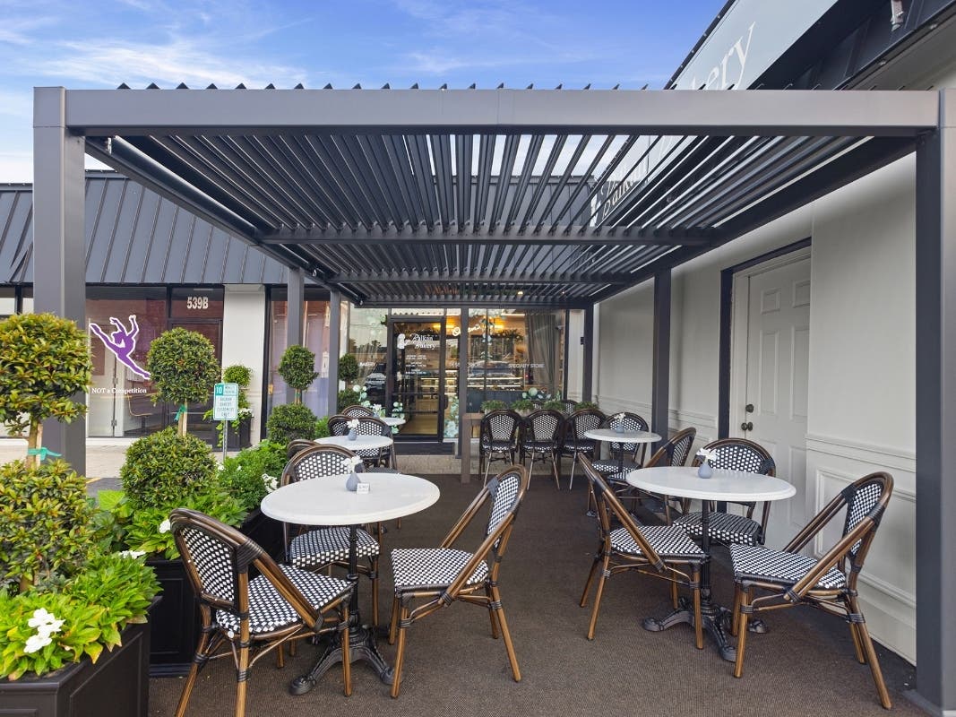 La Grange's Balkan Bakery at 541 S. La Grange Road completed a renovation that added a European-inspired gathering place.