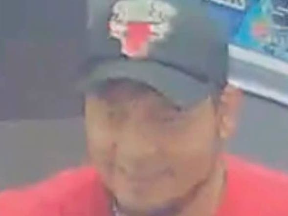 A man suspected in the sexual assault of a woman Thursday on the Illinois Prairie Path was seen earlier on surveillance footage at another business, Elmhurst police said.