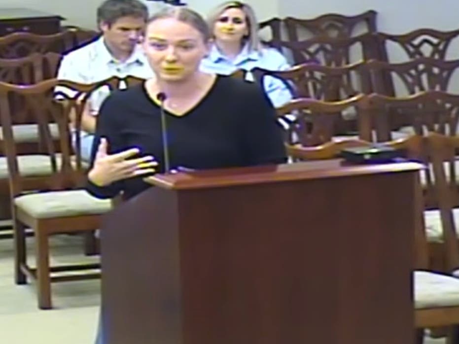 Hinsdale resident Alice Locatelli tells village officials Monday that she appreciated the action taken to make an intersection safer.
