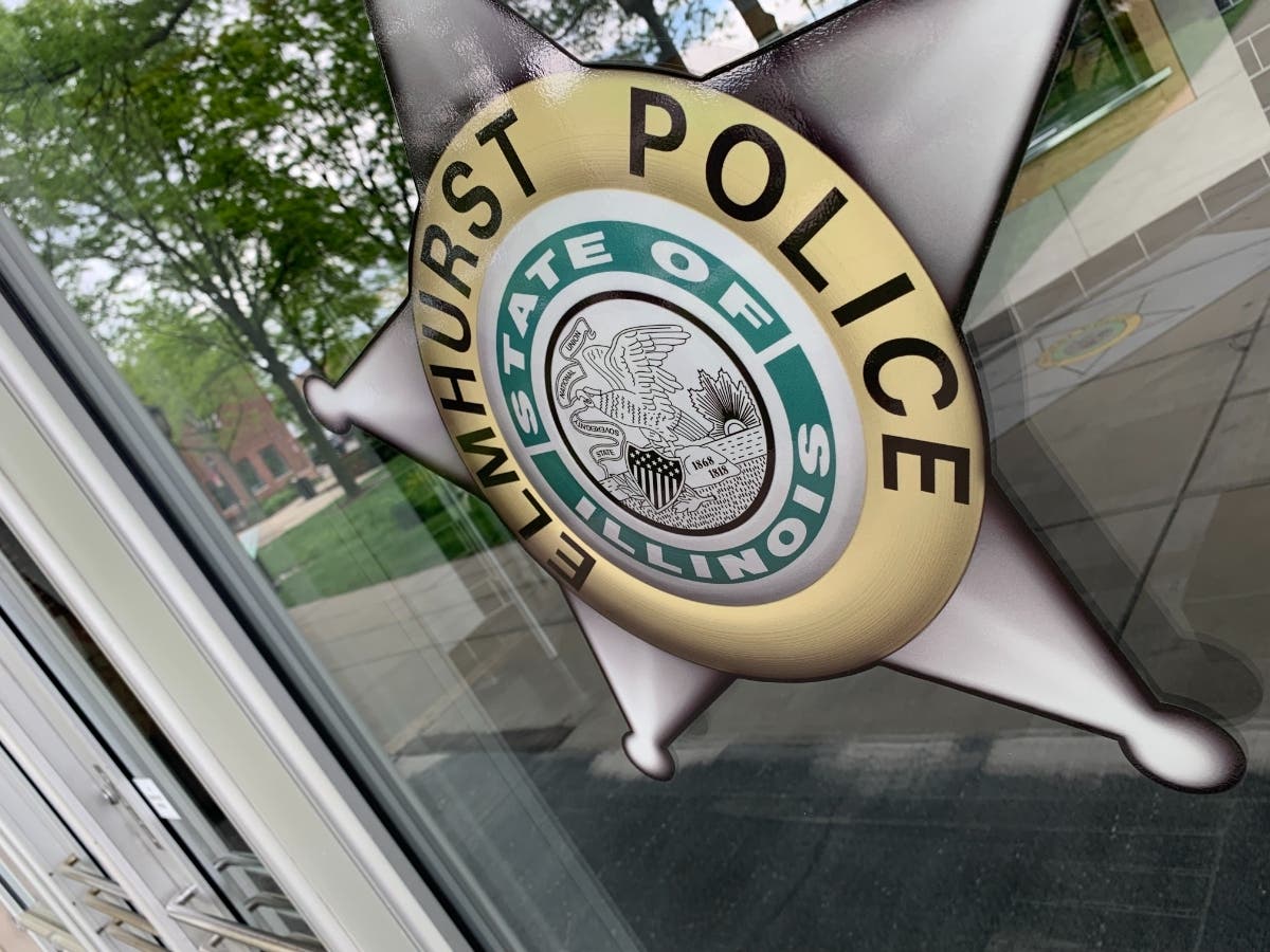 A 29-year-old Elmhurst man was arrested about 11 p.m. Monday on a charge of criminal property damage, local police said.