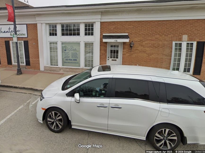 Under a developer's plan, the building at 136 Burlington Avenue in Clarendon Hills would be demolished to make way for a four-story retail-condo complex. 