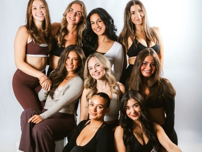 Elmhurst Wellness Society members pictured are Miabella DiGrazia, Olivia Bartnik, Gianna Colantuono, Giana Mangini, Alexa Barcas, Emily Van De Mark, Angelina Peric, Emma Falkiewicz and Jenna DeFranze.
