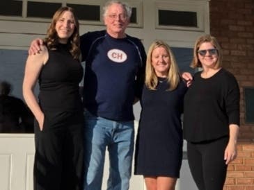 The Clarendon Hills Together slate consists of (from left) Elizabeth O'Connell, Ralph DeAngelis, Corri Natarelli and Laura Donnelly.