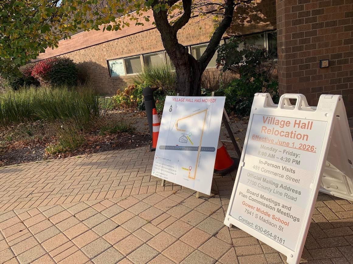 Employees moved out of Burr Ridge Village Hall in June. The village is selling it to the Goddard preschool chain.