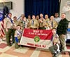 Troop 17 attends Lenapehoking Lodge IX Banquet to honor their Eagle Scouts Hunter McIntosh and Ryan Cannon.
