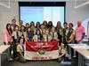Members of BSA Scout Troop 19 at Schindler Elevator Corp's Headquarters in Morristown, NJ to learn about Truck Transportation