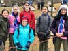 Jellyfish Patrol - (L-R) Jessica Pei, Kelsey Quane, Ava Legasto, Patrol Leader Morgan Lomax, Maanya Jha, & Riya Tyagi
