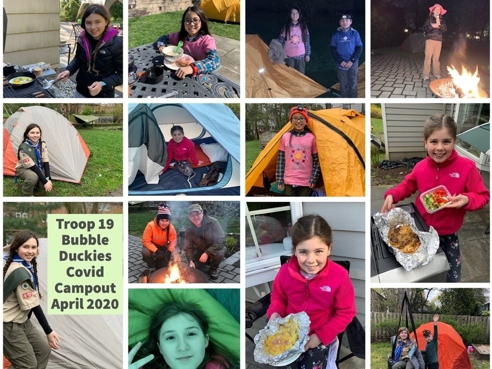 Bubble Duckies Patrol Virtual Campout