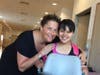 Rhonda Forman with a resident at ALEH Negev 