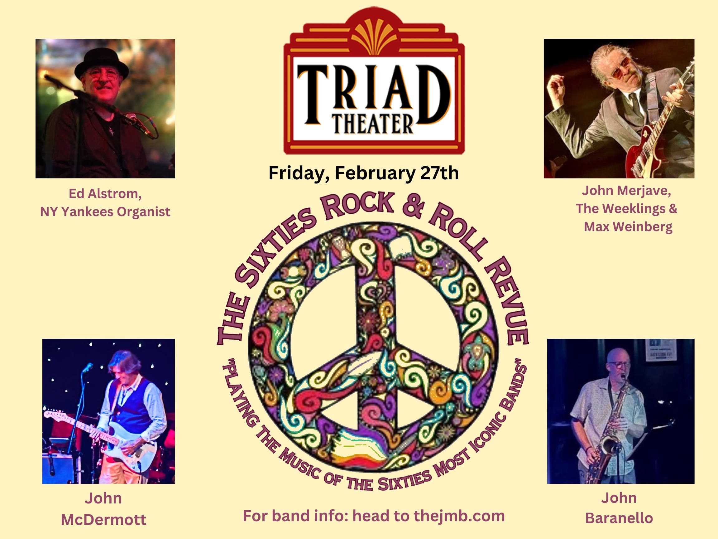 The Sixties Rock & Roll Revue Brings a Groovy Night to The Triad theater!
