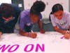 McKinley Elementary School students pledge to make sure No One Eats Alone® at the school. 
