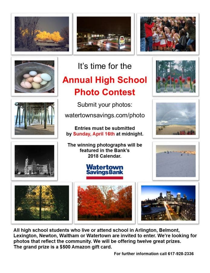 Bank Seeking Submissions for 15th Annual High School Photo Contest