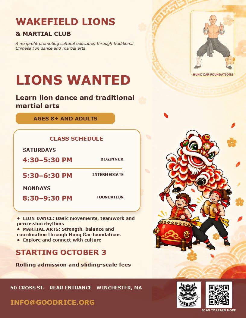 Intro to Traditional Martial Arts & Lion Dance