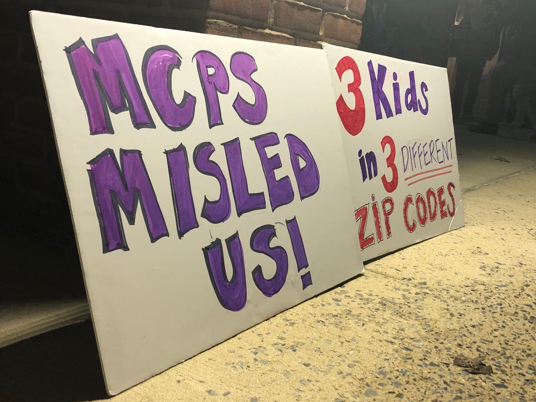 MCPS parents fear the boundary analysis will result in school boundary changes, which would force their children to attend schools further away from where they currently are.