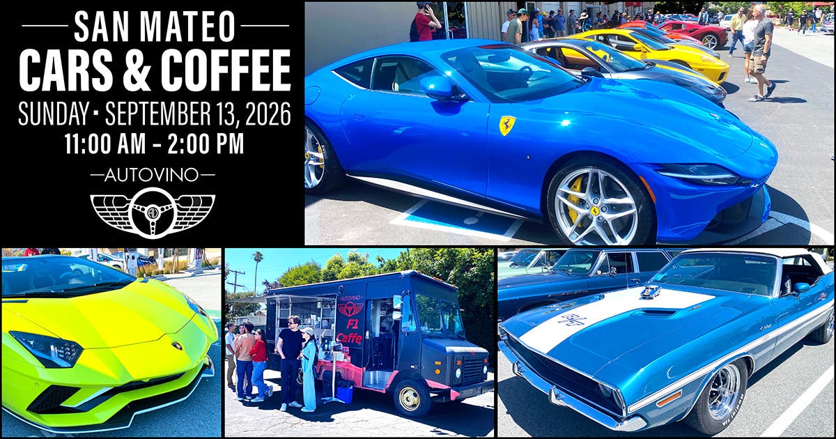 San Mateo Cars & Coffee | September at AutoVino