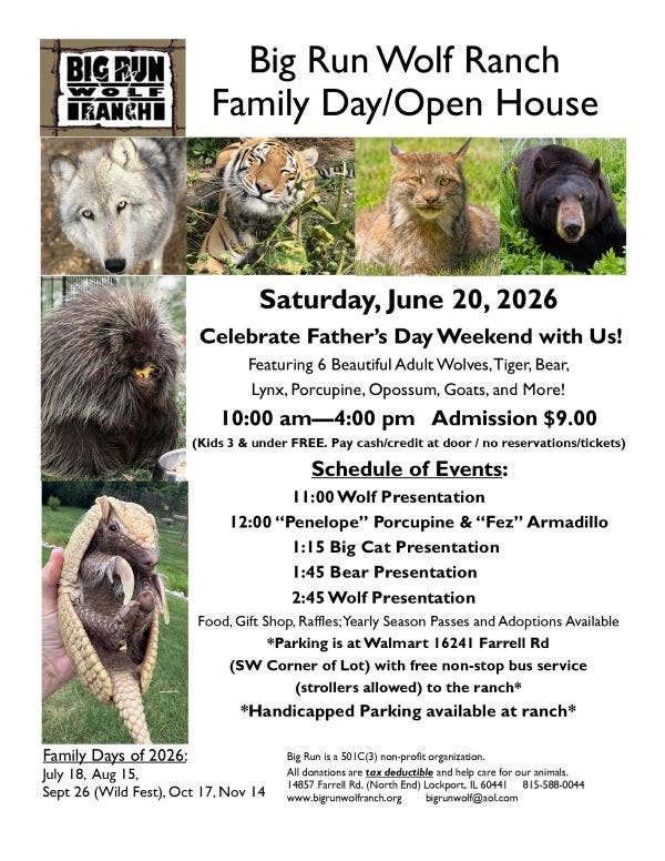 June 20 Family Day Open House