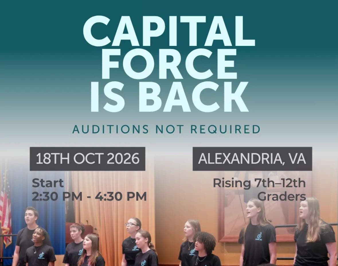 Capital Force Youth Chorus Kickoff