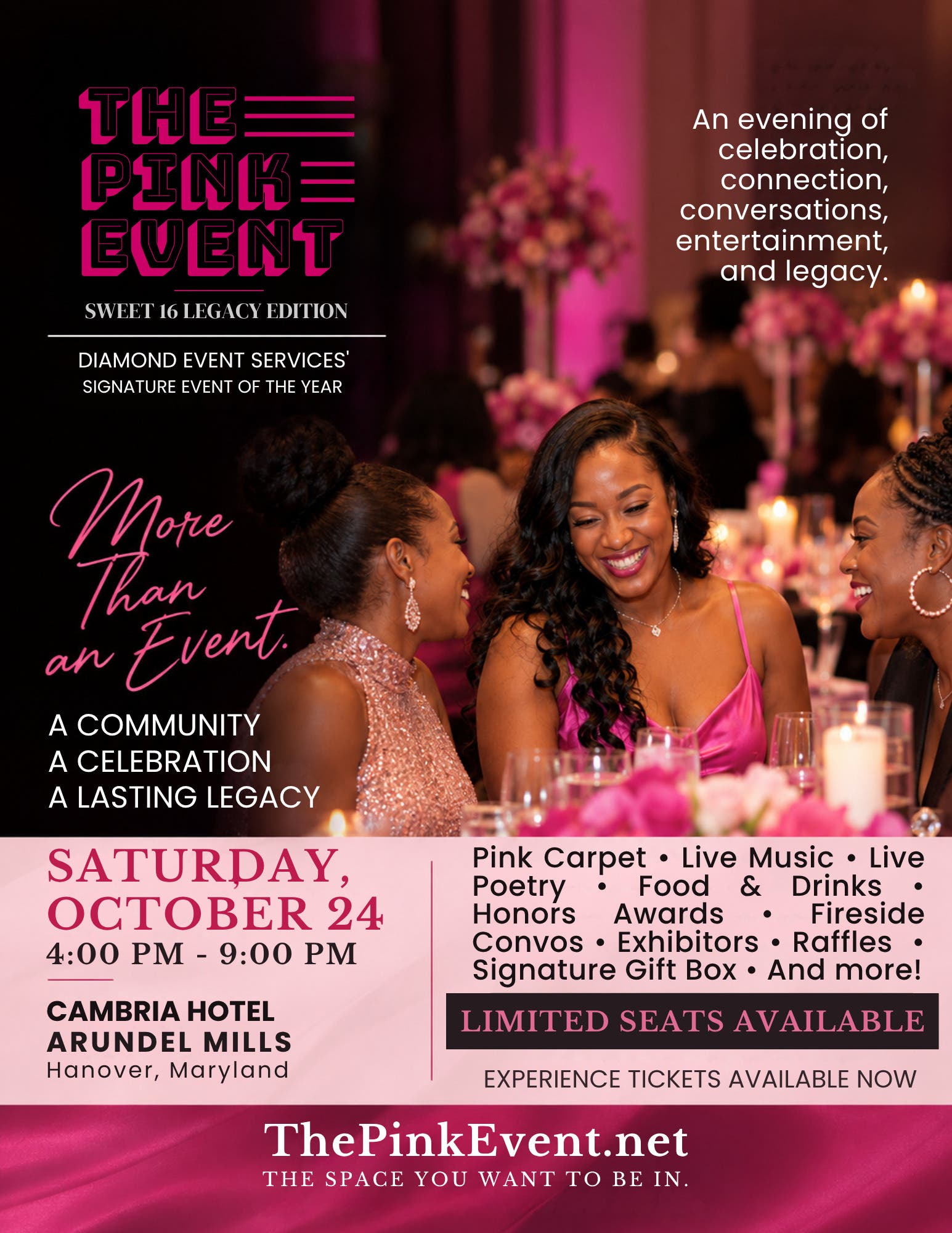 The Pink Event® Sweet 16 Legacy Edition