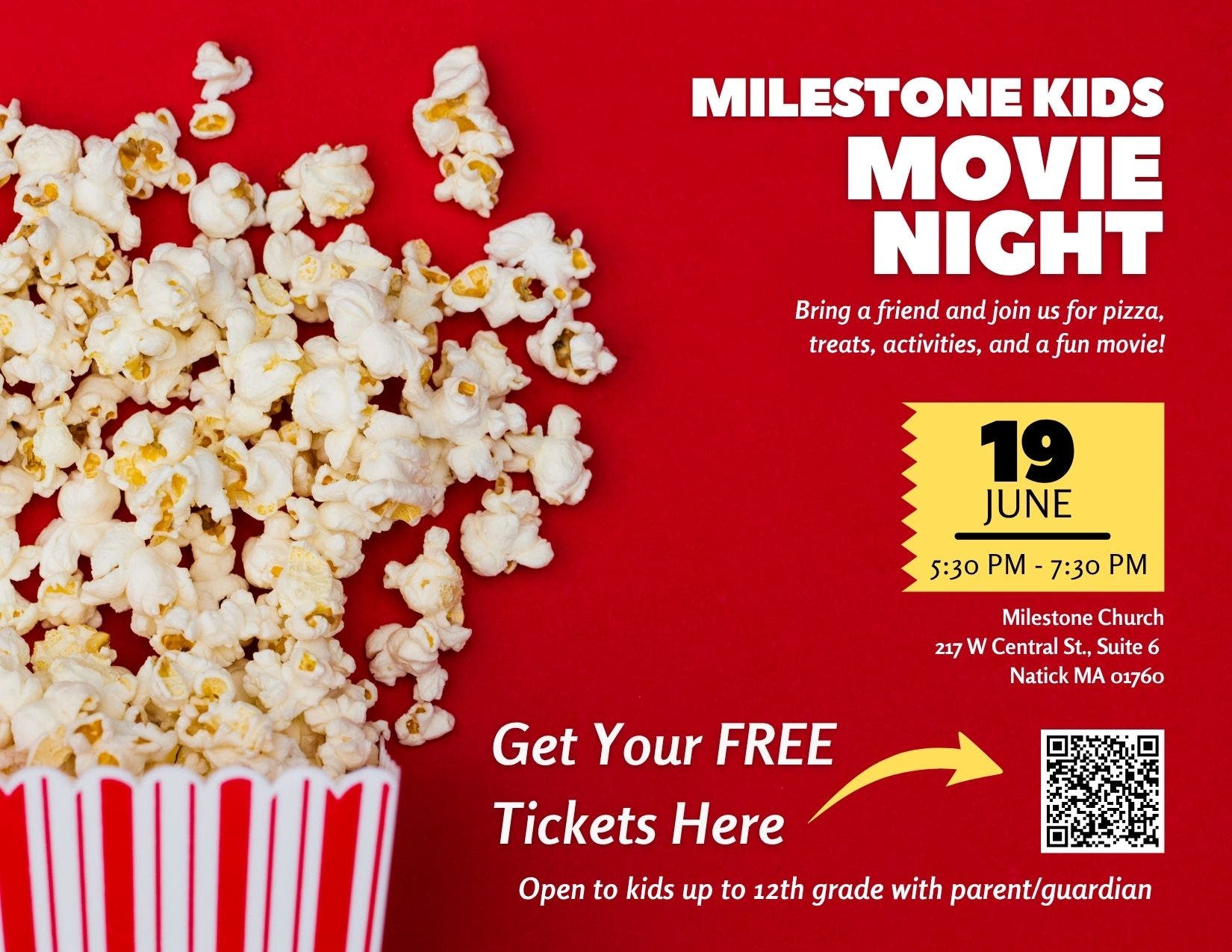 Kids Movie Night in Natick - FREE!