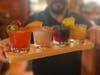 A margarita flight from Rodrigo's Mexican Grill
