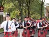 The Iona University pipe band. 