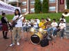 The Iona University pep band.  