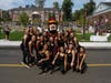 The Iona University dance team and Killian.  