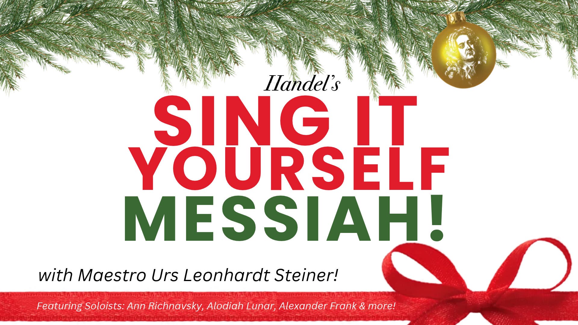 Sing It Yourself Messiah 2026: Get Ready to Sing!