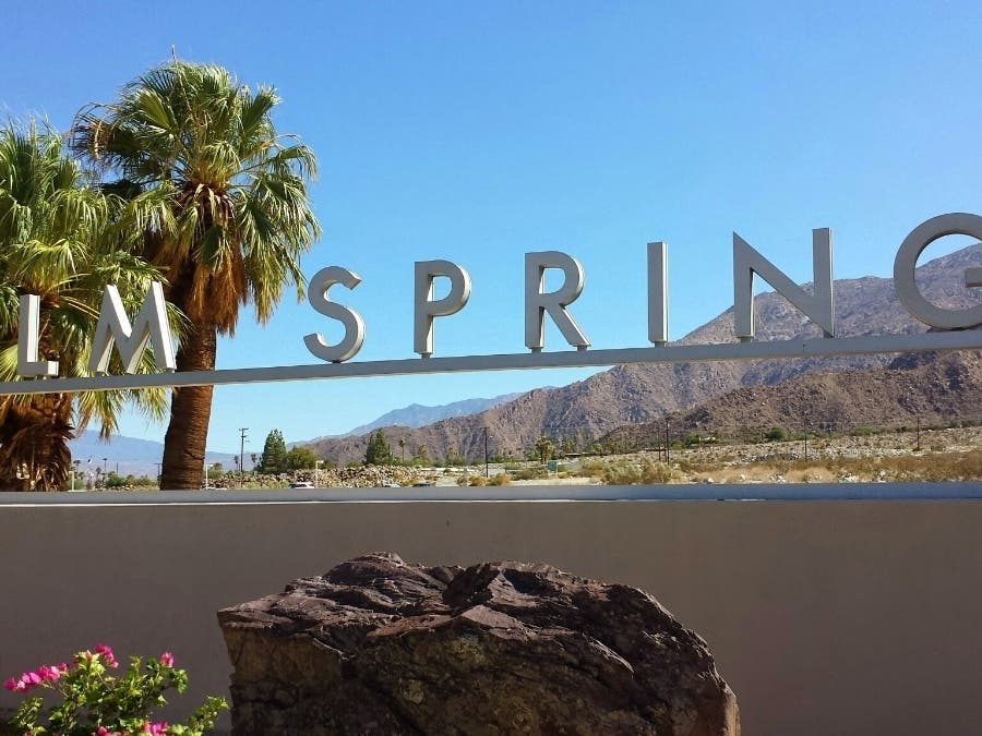 Trump's comments came a day after he made a three-hour visit to the Coachella Valley Wednesday for a high-dollar private fundraiser at the Rancho Mirage estate of Oracle chairman Larry Ellison.