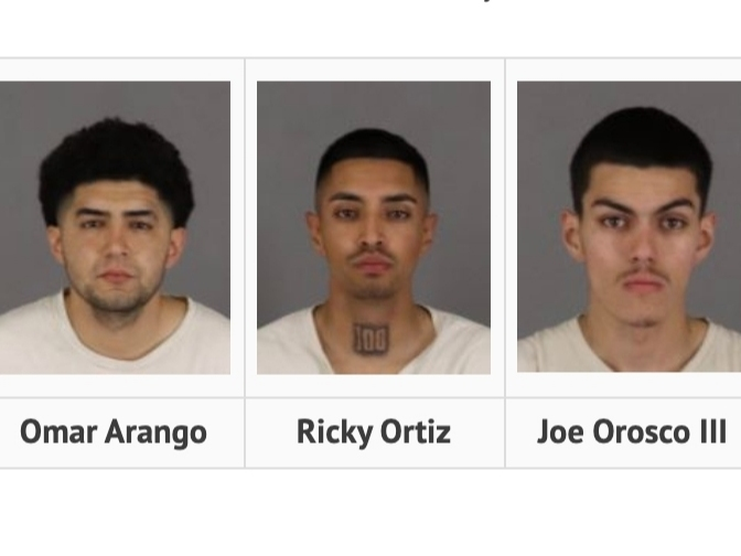 The accused following their arrests in March.