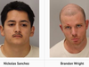 Suspects arrested during Thursday's operation.