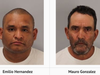 Suspects arrested during Thursday's operation.