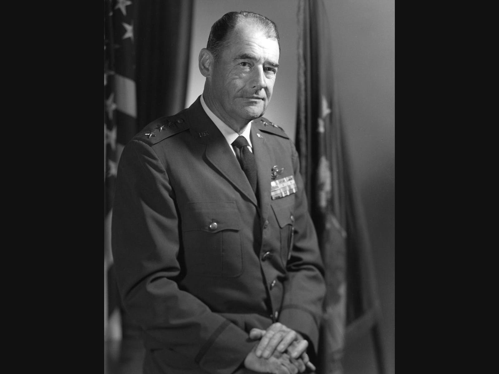 U.S. Air Force Lt. Gen. Harry E. Goldsworthy before his 1973 retirement from service.