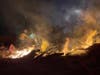 The blaze, dubbed the Varner fire, burns in Indio.