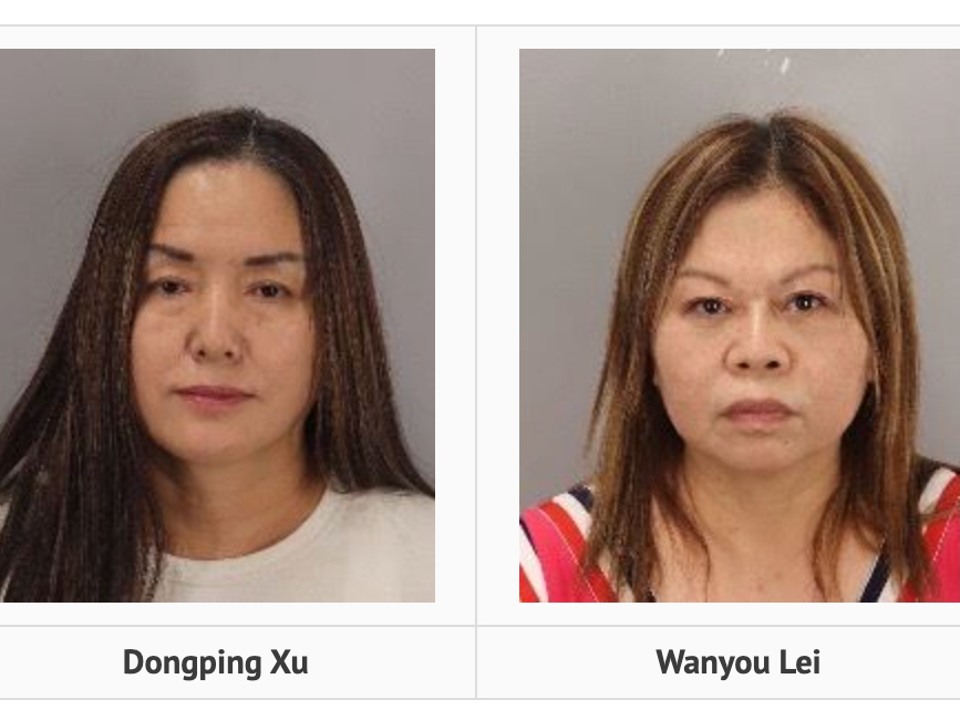 Booking photos of the suspects.