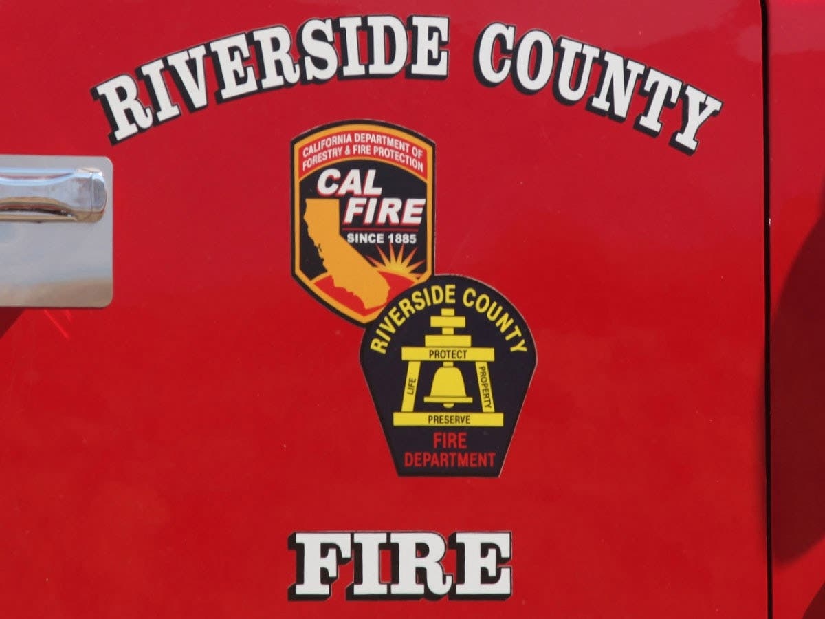 The blaze was reported Tuesday at Avenue 64 and Hayes Street.