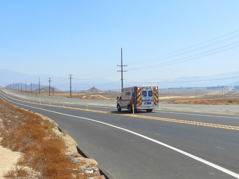 A portion of the Ramona Expressway that will be expanded as part of the $184 million Mid County Parkway Project.