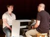 The Laramie Project: Ten Years Later: Matthew Butcher as Aaron McKinney and Ricardo Padilla as Greg Pierotti