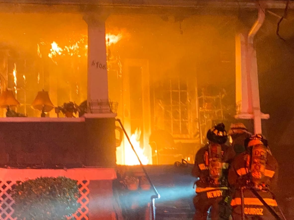 D.C. Fire and EMS personnel responded to an early morning fire at a home in the Takoma neighborhood.