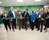 Members of M&T Bank’s leadership team and Greater Reston Chamber of Commerce cut the ribbon to formally open the branch.