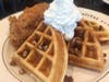 Chicken and waffles is one of the dishes on The Capital Burger's breakfast menu.
