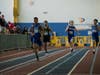 From left, South Lakes Joshua Gregory, Tyler Benett and Jackson Cooley compete in 300 Meters at Liberty District Championship.