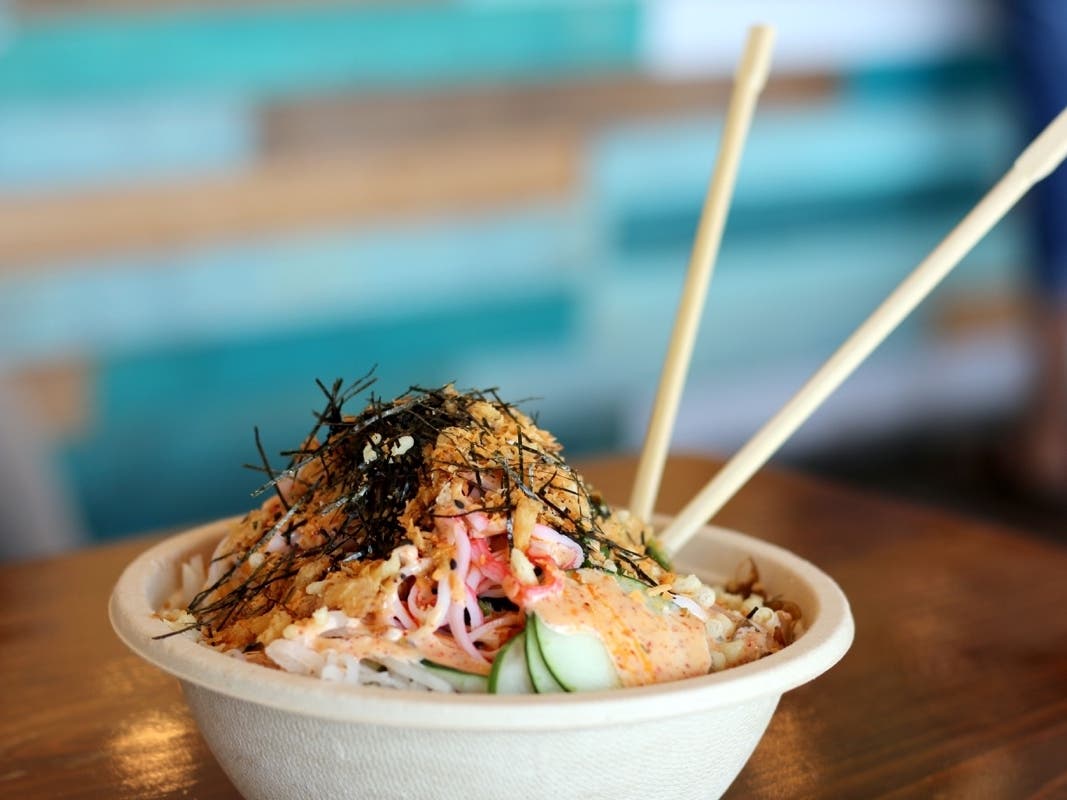 Island Fin Poké recently opened its latest location at 15485 Annapolis Road in the Bowie Marketplace Shopping Center.