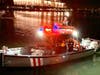 D.C. Fire and EMS responded to the report of a man in the Potomac River with a fireboat and land-based units.