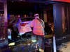 Emergency personnel responded to the report of a car crashing through the front of Le Chat Noir, a French bistro on Wisconsin Avenue.