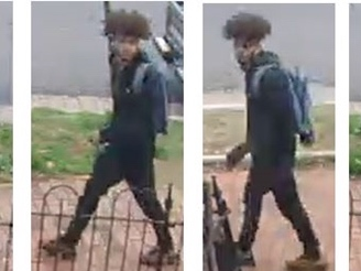 A surveillance camera captured video and photos of an individual police say was involved in a March 10 burglary near the H Street Corridor.